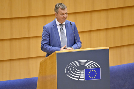 Plenartagung zum EU-Assoziierungsabkommen mit der Republik Moldau im EU-Parlament in Brüssel