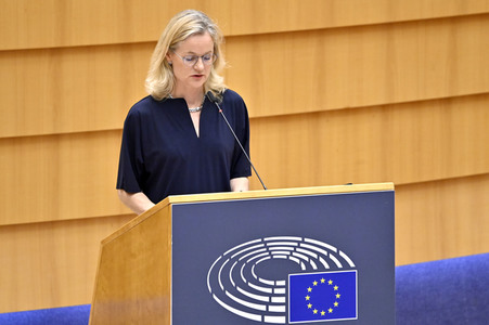 Plenartagung zum EU-Assoziierungsabkommen mit der Republik Moldau im EU-Parlament in Brüssel