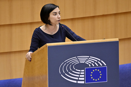 Plenartagung zum EU-Assoziierungsabkommen mit der Republik Moldau im EU-Parlament in Brüssel