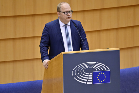 Plenartagung zum EU-Assoziierungsabkommen mit der Republik Moldau im EU-Parlament in Brüssel