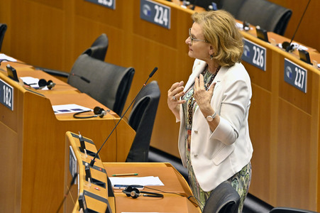 Plenartagung zum EU-Assoziierungsabkommen mit der Republik Moldau im EU-Parlament in Brüssel