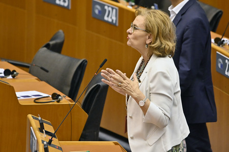Plenartagung zum EU-Assoziierungsabkommen mit der Republik Moldau im EU-Parlament in Brüssel