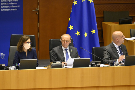 Plenartagung zum EU-Assoziierungsabkommen mit der Republik Moldau im EU-Parlament in Brüssel