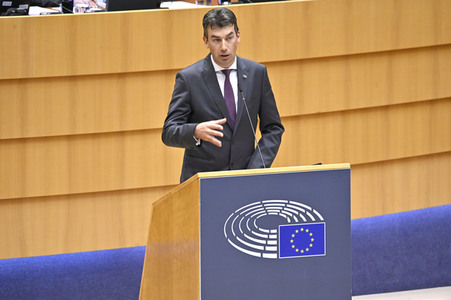 Plenartagung zum EU-Assoziierungsabkommen mit der Republik Moldau im EU-Parlament in Brüssel