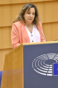Plenartagung zu der Tötung der Journalistin Shireen Abu Akleh EU-Parlament in Brüssel