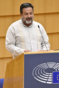 Plenartagung zu der Tötung der Journalistin Shireen Abu Akleh EU-Parlament in Brüssel