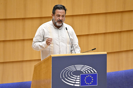 Plenartagung zu der Tötung der Journalistin Shireen Abu Akleh EU-Parlament in Brüssel