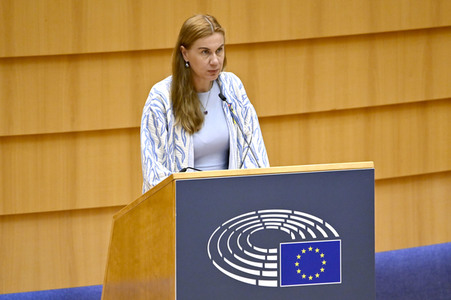 Plenartagung zum REPowerEU-Plan im EU-Parlament in Brüssel
