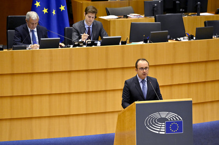 Plenartagung zum REPowerEU-Plan im EU-Parlament in Brüssel