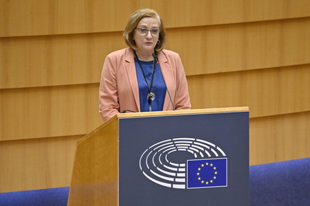 Plenartagung zum REPowerEU-Plan im EU-Parlament in Brüssel