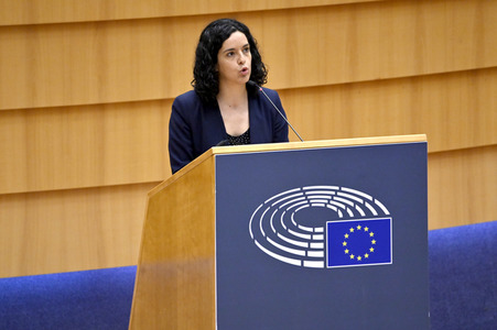 Plenartagung zum REPowerEU-Plan im EU-Parlament in Brüssel