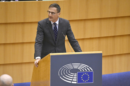 Plenartagung zum REPowerEU-Plan im EU-Parlament in Brüssel