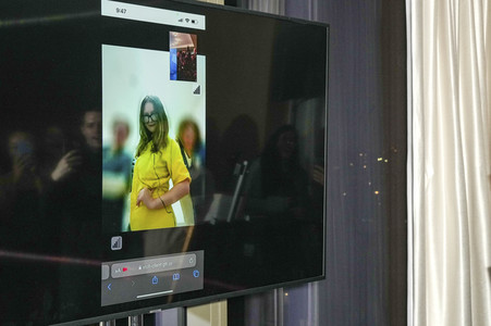 Ausstellungseröffnung 'Allegedly' von Anna Sorkin in New York