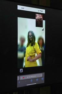 Ausstellungseröffnung 'Allegedly' von Anna Sorkin in New York