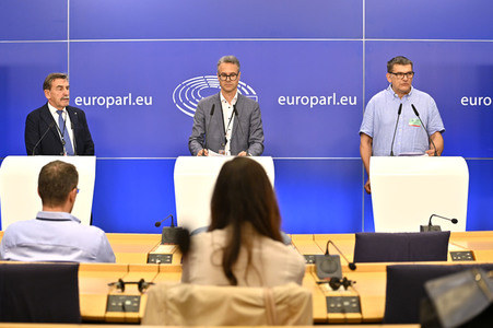 Pressekonferenz zu Volley4EU EU-Parlament in Brüssel