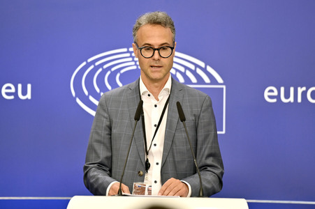 Pressekonferenz zu Volley4EU EU-Parlament in Brüssel