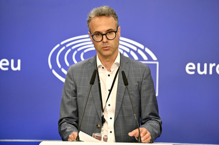 Pressekonferenz zu Volley4EU EU-Parlament in Brüssel