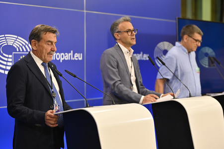 Pressekonferenz zu Volley4EU EU-Parlament in Brüssel