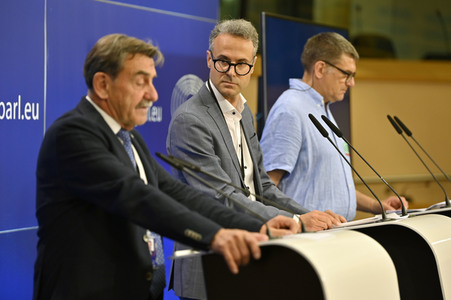 Pressekonferenz zu Volley4EU EU-Parlament in Brüssel