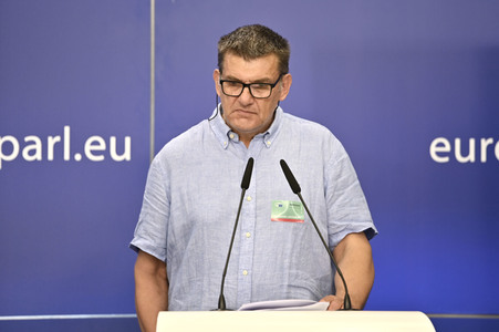 Pressekonferenz zu Volley4EU EU-Parlament in Brüssel
