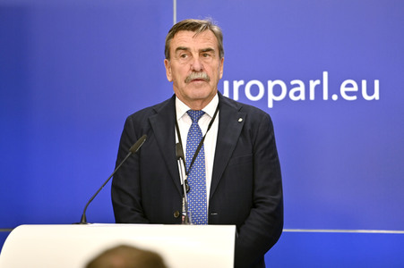 Pressekonferenz zu Volley4EU EU-Parlament in Brüssel