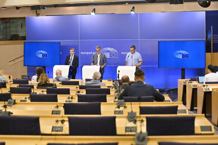 Pressekonferenz zu Volley4EU EU-Parlament in Brüssel