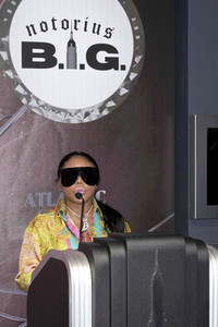Empire State Building Lighting Ceremony zum 50. Geburtstag von Notorious B.I.G. in New York