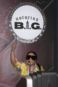 Empire State Building Lighting Ceremony zum 50. Geburtstag von Notorious B.I.G. in New York