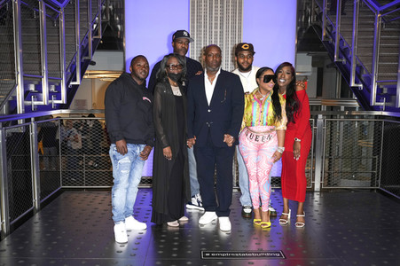 Empire State Building Lighting Ceremony zum 50. Geburtstag von Notorious B.I.G. in New York