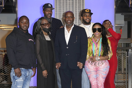 Empire State Building Lighting Ceremony zum 50. Geburtstag von Notorious B.I.G. in New York