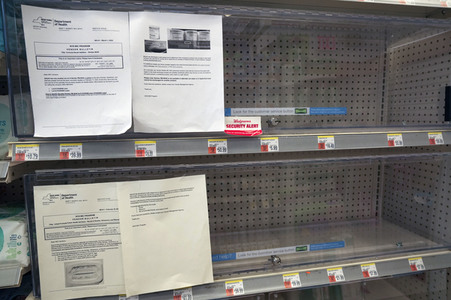 Mangel an Babynahrung in New York