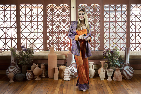 Photocall mit Monica Naranjo in Madrid