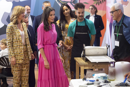 Königin Letitzia bei der Eröffnung der Buchmesse in Madrid