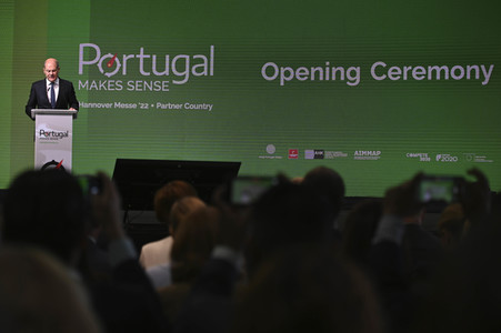 Eröffnungsrundgang auf der Hannover Messe 2022