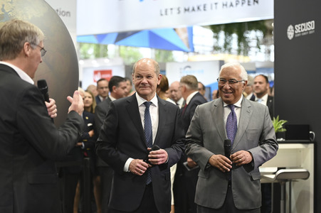 Eröffnungsrundgang auf der Hannover Messe 2022