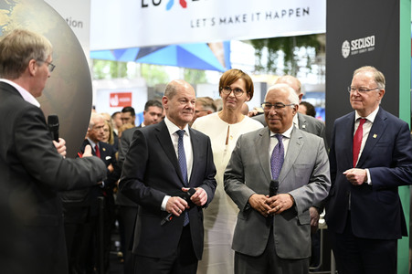 Eröffnungsrundgang auf der Hannover Messe 2022