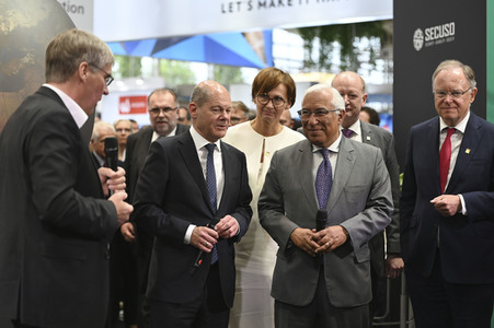 Eröffnungsrundgang auf der Hannover Messe 2022