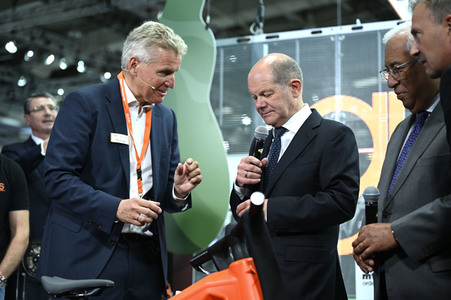 Eröffnungsrundgang auf der Hannover Messe 2022