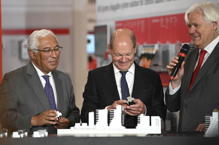 Eröffnungsrundgang auf der Hannover Messe 2022