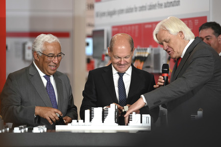 Eröffnungsrundgang auf der Hannover Messe 2022