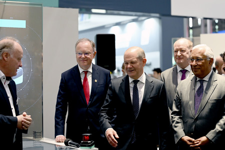 Eröffnungsrundgang auf der Hannover Messe 2022
