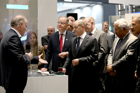 Eröffnungsrundgang auf der Hannover Messe 2022