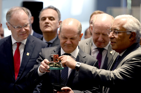 Eröffnungsrundgang auf der Hannover Messe 2022