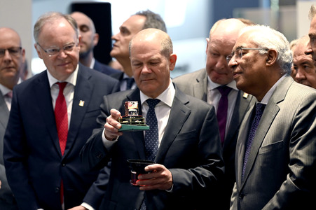 Eröffnungsrundgang auf der Hannover Messe 2022