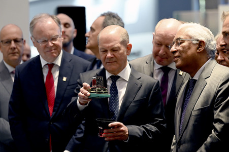 Eröffnungsrundgang auf der Hannover Messe 2022