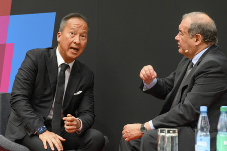 Übergabezeremonie Partnerland Portugal 2022 an Indonesien 2023 auf der Hannover Messe 2022