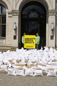 Greenpeace Protestaktion in Berlin