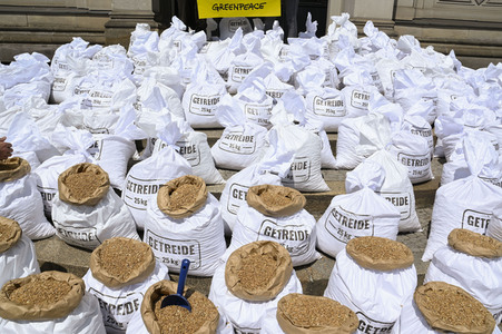 Greenpeace Protestaktion in Berlin