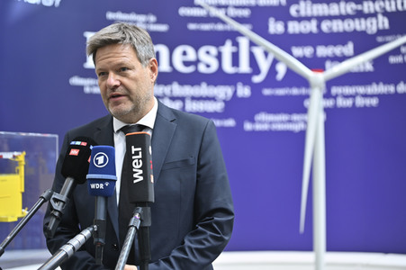 Robert Habeck auf der Hannover Messe 2022