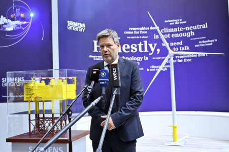 Robert Habeck auf der Hannover Messe 2022